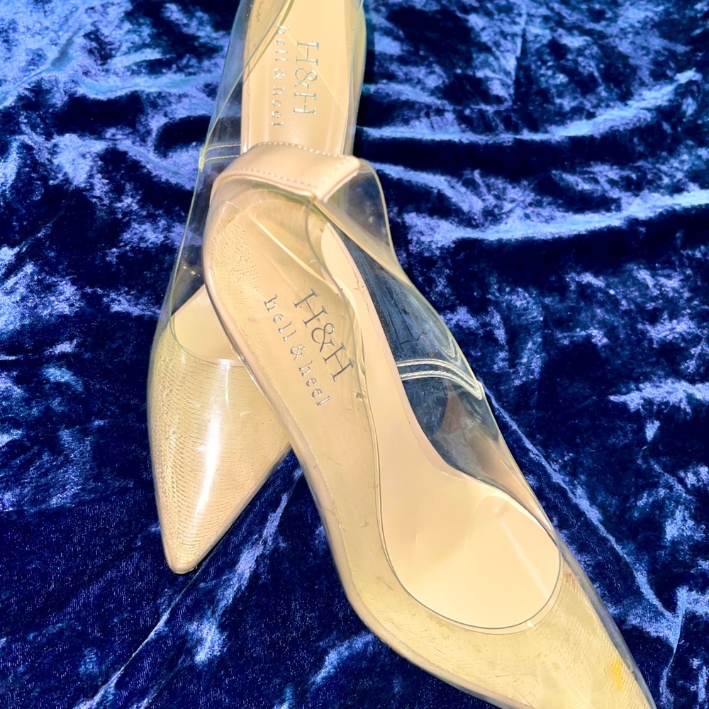 Size 11 clear heel 3.5 inch